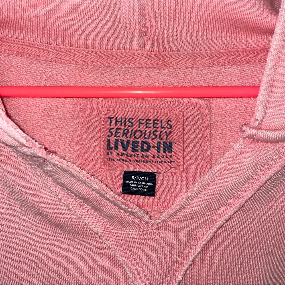 AE Big Hug Oversized Notch Neck Hoodie - Picture 3 of 5